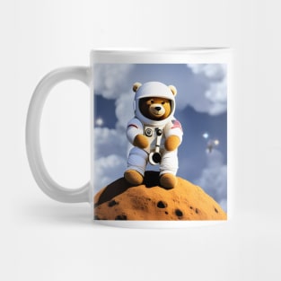 Teddy in a Space suit on the Moon Mug